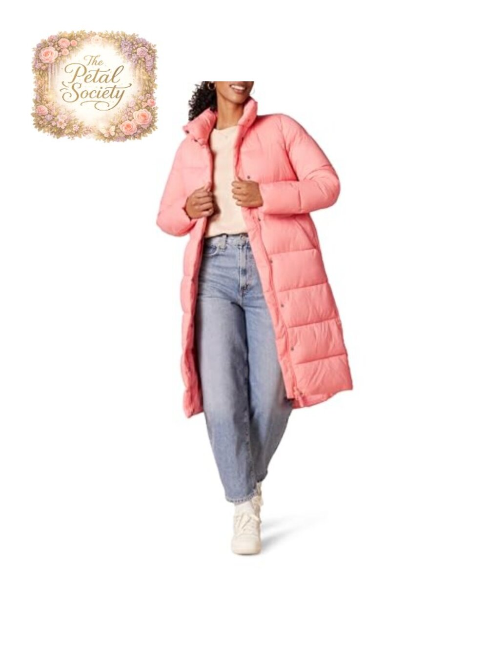 Lightweight Water-Resistant Long Cocoon Puffer Winter Coat